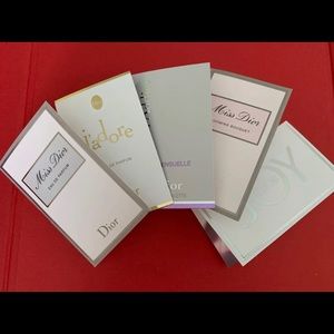 5 X Dior samples